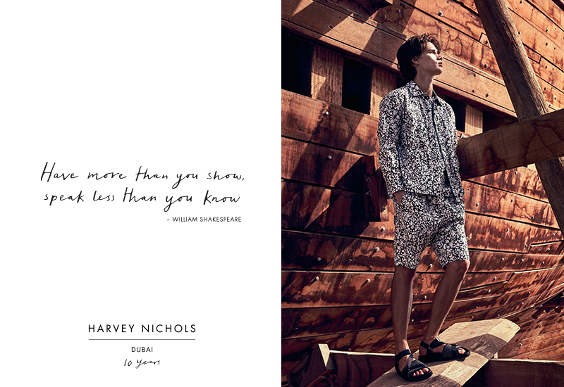 Harvey Nichols Dubai. Seasonal Campaign. Menswear